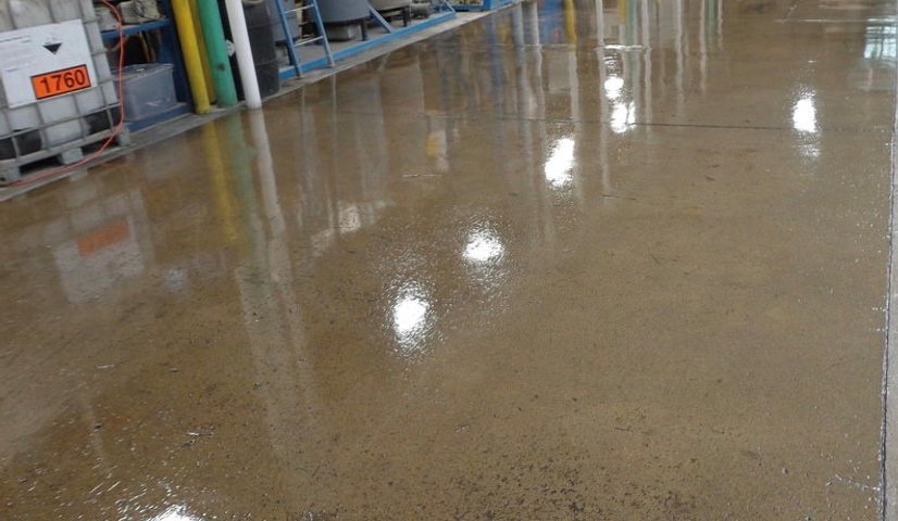Warehouse floors grinded and
sealed