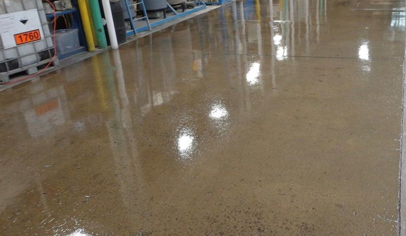 Warehouse floors grinded and sealed