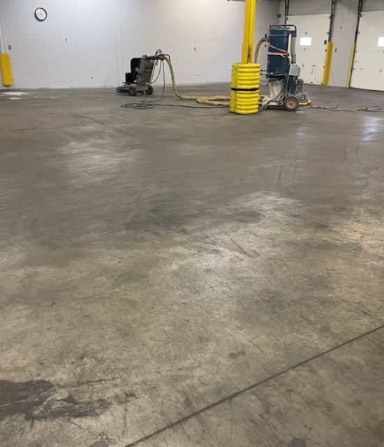 Toronto
            warehouse before polished concrete